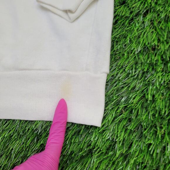 Vintage 80s Abstract Hoodie Womens Large 20x20 Boxy - Picture 8 of 14